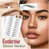Eyebrows Tattoo Sticker