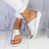Women Comfy Platform White Sandal Shoes